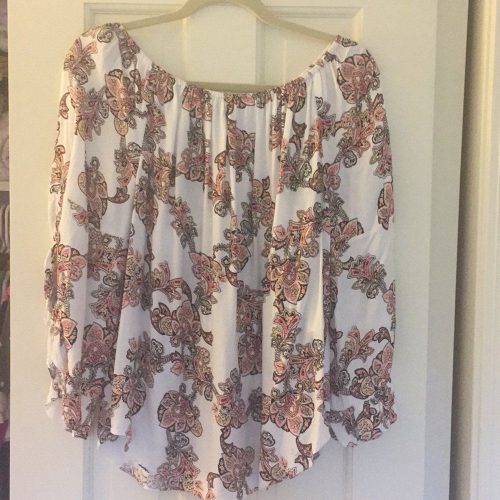 White House/Black Market- off the shoulders blouse